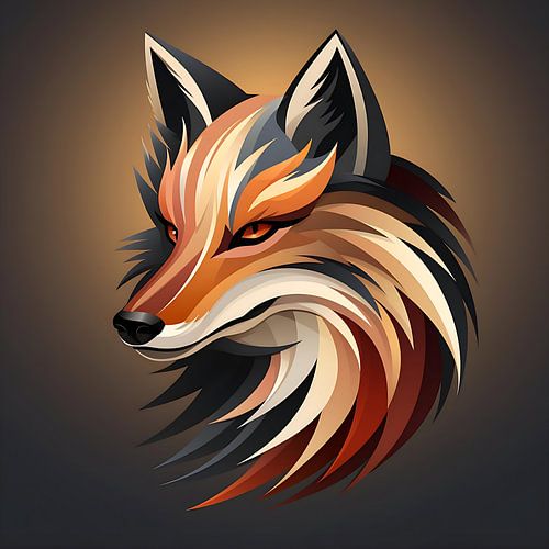 Vector image Fox