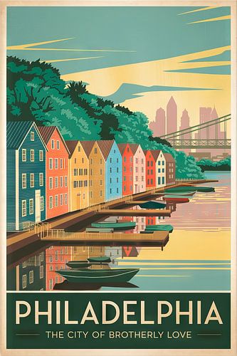 Philadelphia Vintage Reisposter