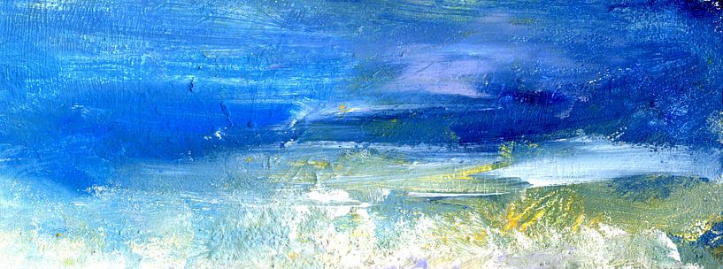 blaue Stunde am Wasser von Claudia Gründler