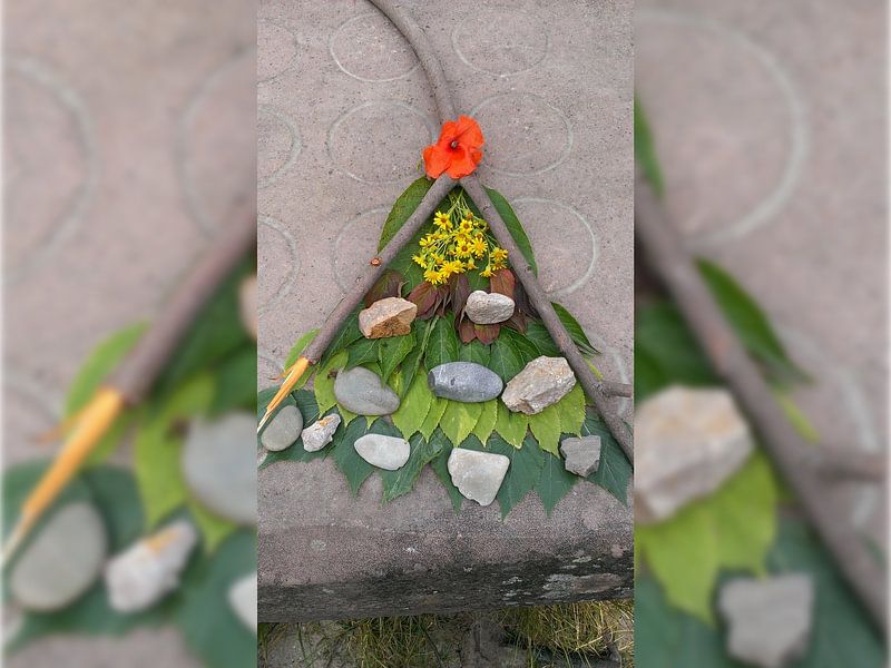 Katrin's land art by Tanja Schmidt