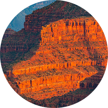 Zonsondergang Grand Canyon Nationaal Park van Henk Meijer Photography