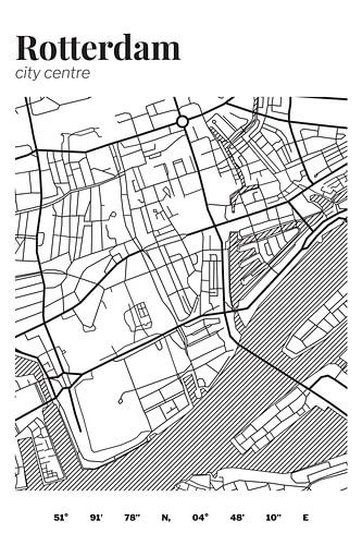 City map Rotterdam III