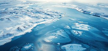 IJskoud Scandinavisch uitzicht, winterse schoonheid van fernlichtsicht