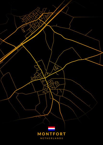 Montfort City Map by Kenda Maruyama
