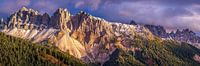 Panorama Geisler Groep Zuid-Tirol van Thomas Herzog thumbnail