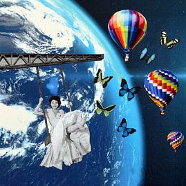 Swing, 2015, (mixed media) van Anne Storno