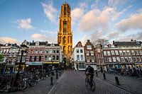 Domtoren tijdens 'gouden uur'