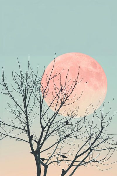 Pleine lune par Poster Art Shop