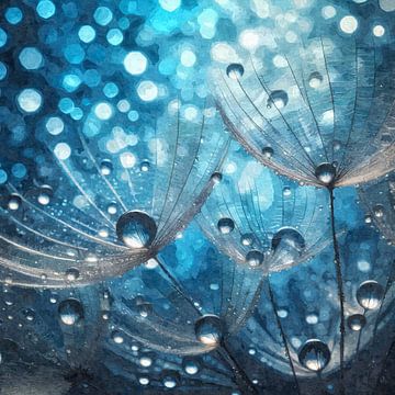 Verweven lichtheid - paardenbloem met ziel van Sabine Wagner