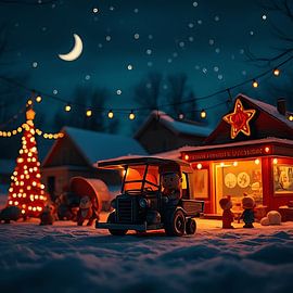 Jouets de minuit sur Stilbeeld Studio