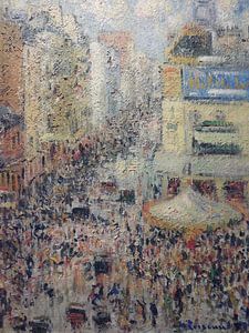 Gustave Loiseau, Rue Clignancourt in Paris, 14. Juli 1926