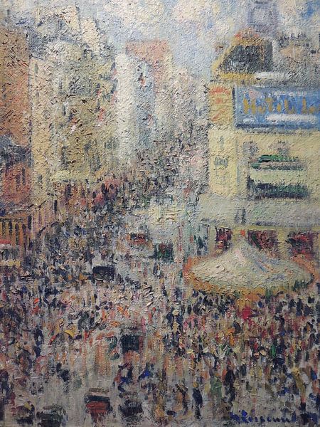 Gustave Loiseau, Rue Clignancourt in Paris, 14 July 1926 by Atelier Liesjes