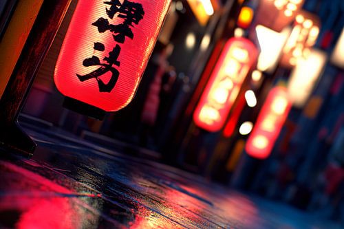 Illuminated lantern street