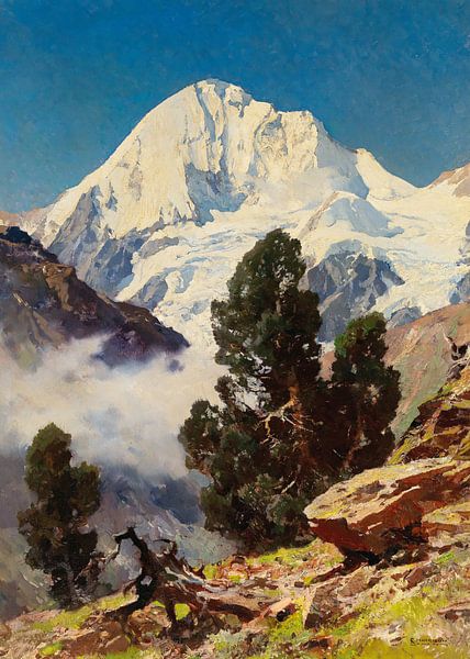 Snowy Mountain Peaks by Antonije Lazovic