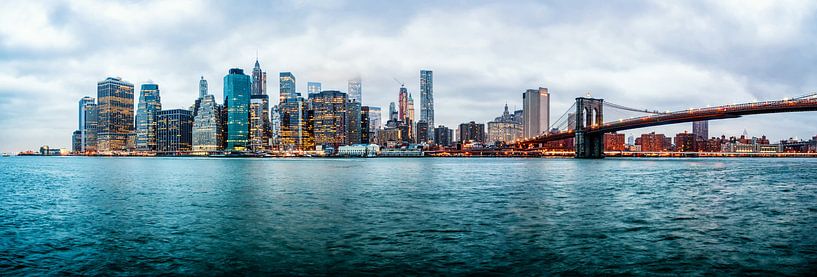 Lower Manhattan Panorama von Aad Clemens