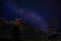 Berchtesgadener Alpen mit der Milchstraße im Hintergrund