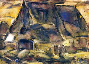 Bauernhaus in Holstein, Christian Rohlfs, 1922