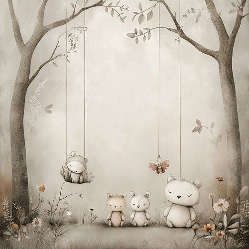 A Magical Day with Forest Animals