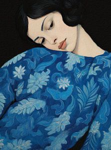 The Girl in Delft Blue