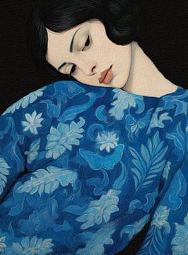 The Girl in Delft Blue van J.O. Han