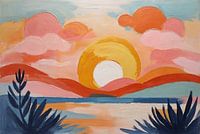 Coucher de soleil à la Henri Matisse