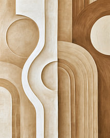 Organic Earth Tones Harmony by Bert Nijholt