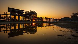 Die U Bein Brücke in Myanmar