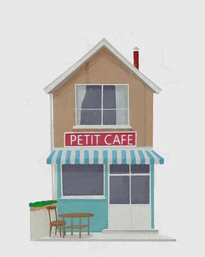 Le petit cafe von Richard Laschon