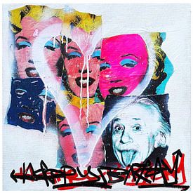 Blumen auf Rosa von Mister Artsy