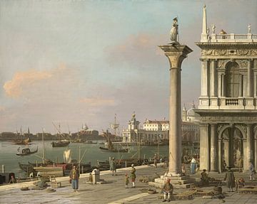 S. Marco-bekken - Vanaf de Piazzetta, Canaletto
