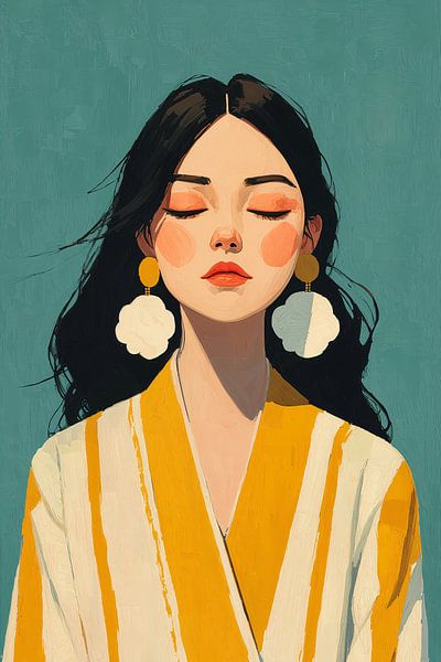 Girl in Kimono no. 1 by Studio BB