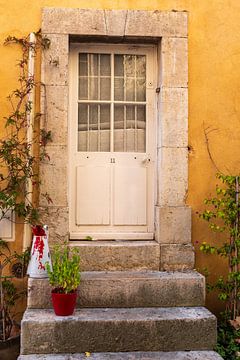 Trap en deur met kruik met blob | Provence van Flatfield