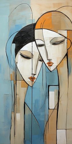 Vrouw Abstract Portret