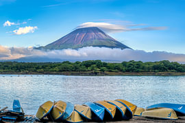 De berg Fuji, Japan van Voss fotografie