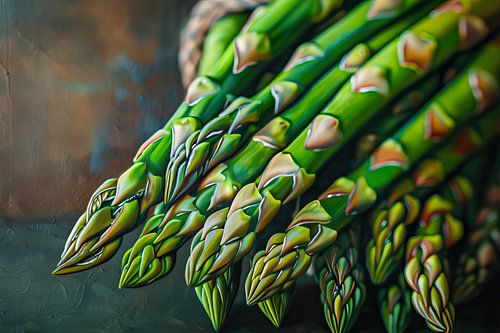 Painting Asparagus by Blikvanger Schilderijen