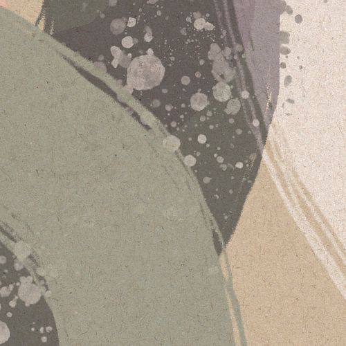 Moderne abstracte kunst in pastelkleuren nr. 9