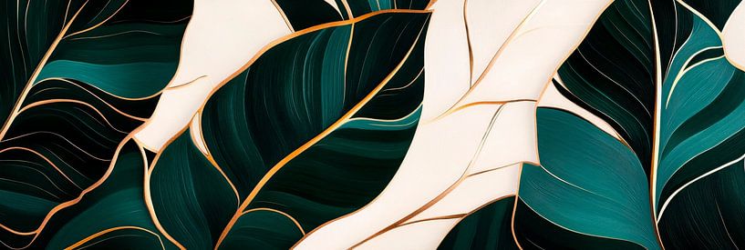 Leaves pattern by Poster Art Shop