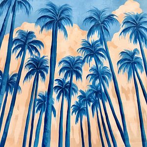 Blue Palm Oasis