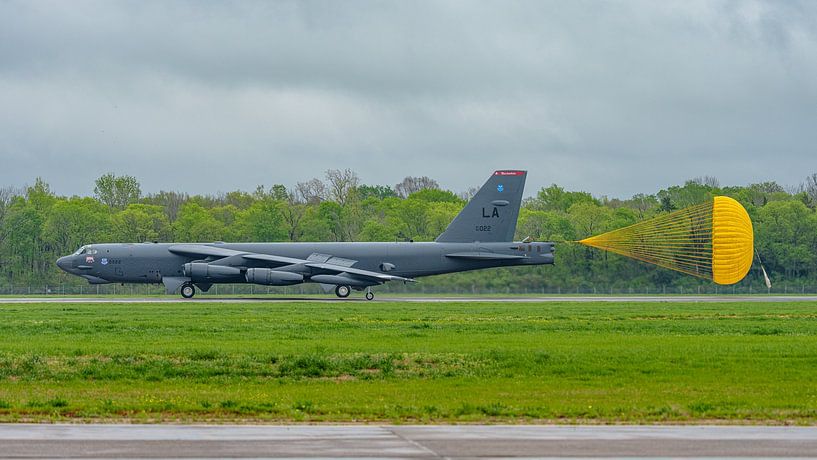 The imposing Boeing B-52H Stratofortress. by Jaap van den Berg