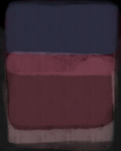 Moderne abstracte kunst in gedempt violet, roze, paars en zwart