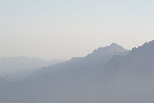 Berge am frühen Morgen