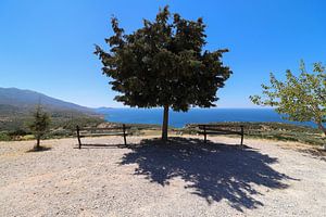Vue mer, samos, grèce