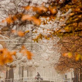 Early morning autumn shopping in Delft by Gerhard Nel