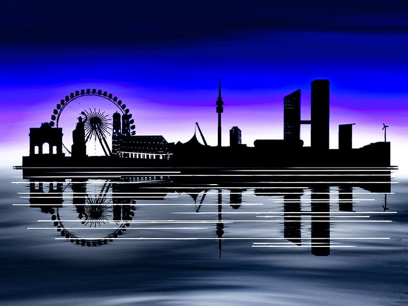 Skyline München von Keep Magic