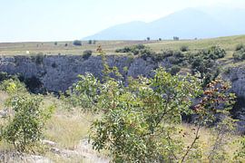 Uitzicht over de Aggitis kloof / canyon - Griekenland