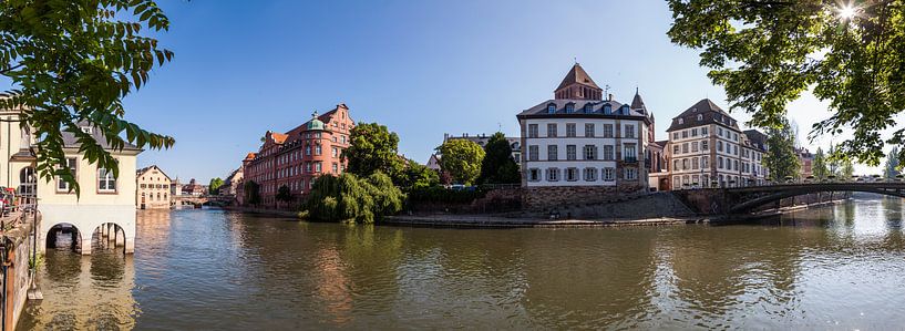 Panorama in Petite Frankrijk, Straatsburg van Jan Schuler