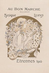 Französisches Jugendstil Plakat