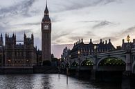 Big Ben in London during sunset by Franca Gielen thumbnail
