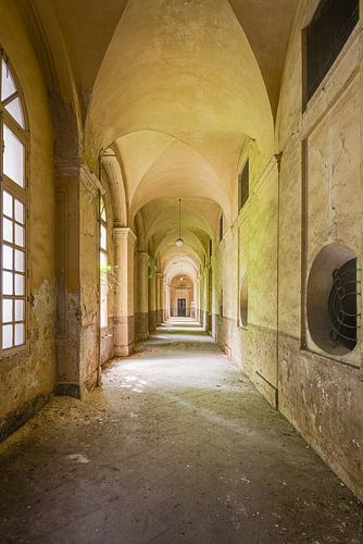 Corridor with light and depth by Perry Wiertz