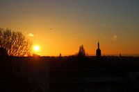 Zonsondergang Rotterdam